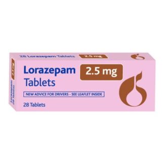 Lorazepam 2.5mg (28 Tabs)