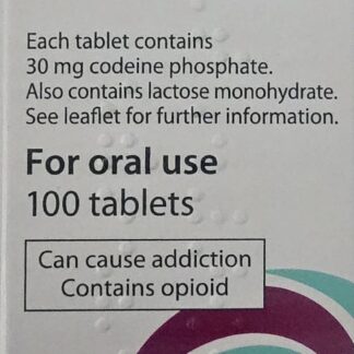 Codeine Phosphate 30mg - 100 Tablets